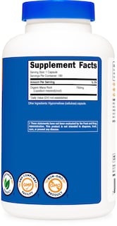 Foto 4 | Suplemento Nutricost De Raíz De Maca 750 Mg 180 Cápsulas - Venta Internacional.