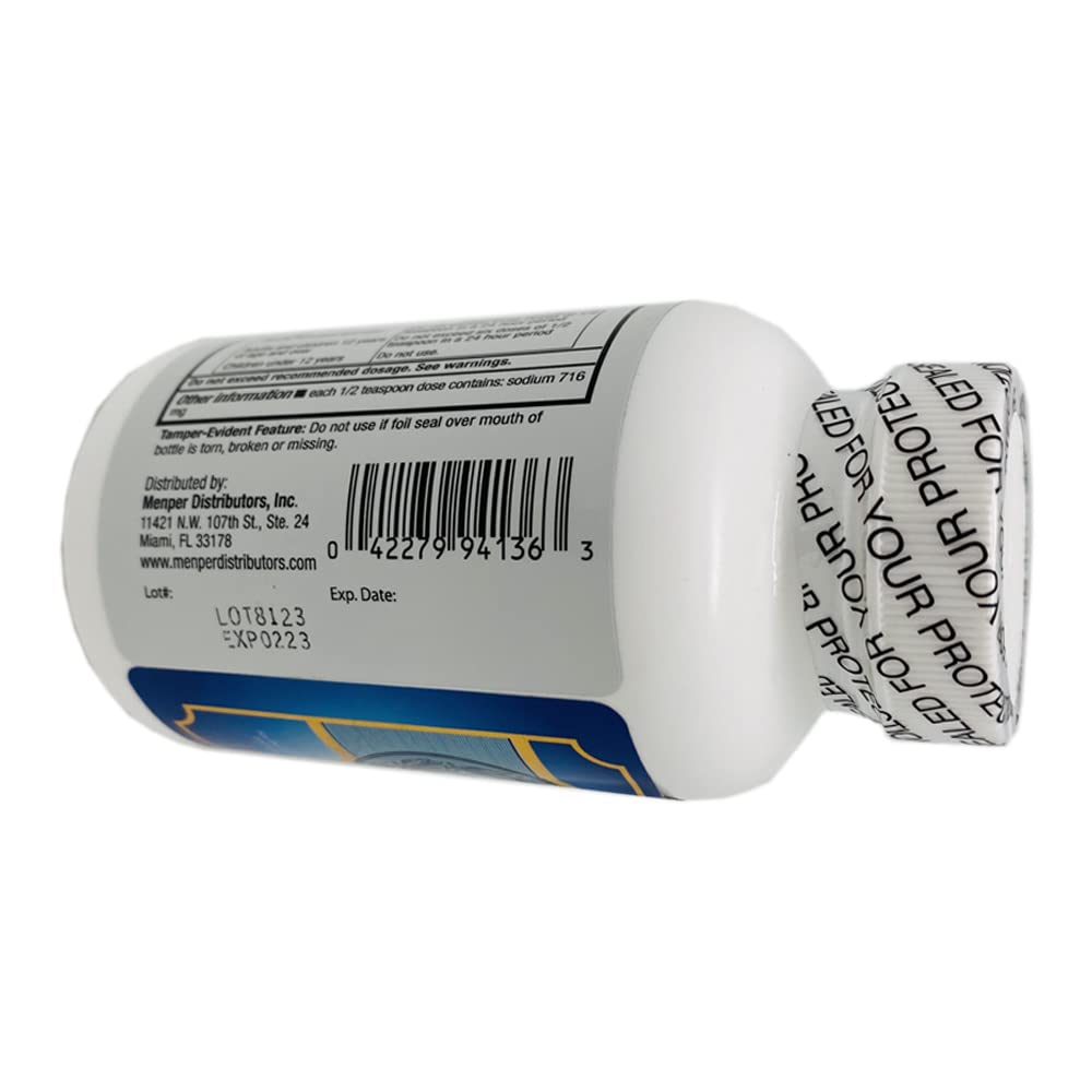 Foto 4 | Antiacid Menper Con Bicarbonato De Sodio Para Aliviar La Acidez Estomacal, 240 Ml - Venta Internacional.