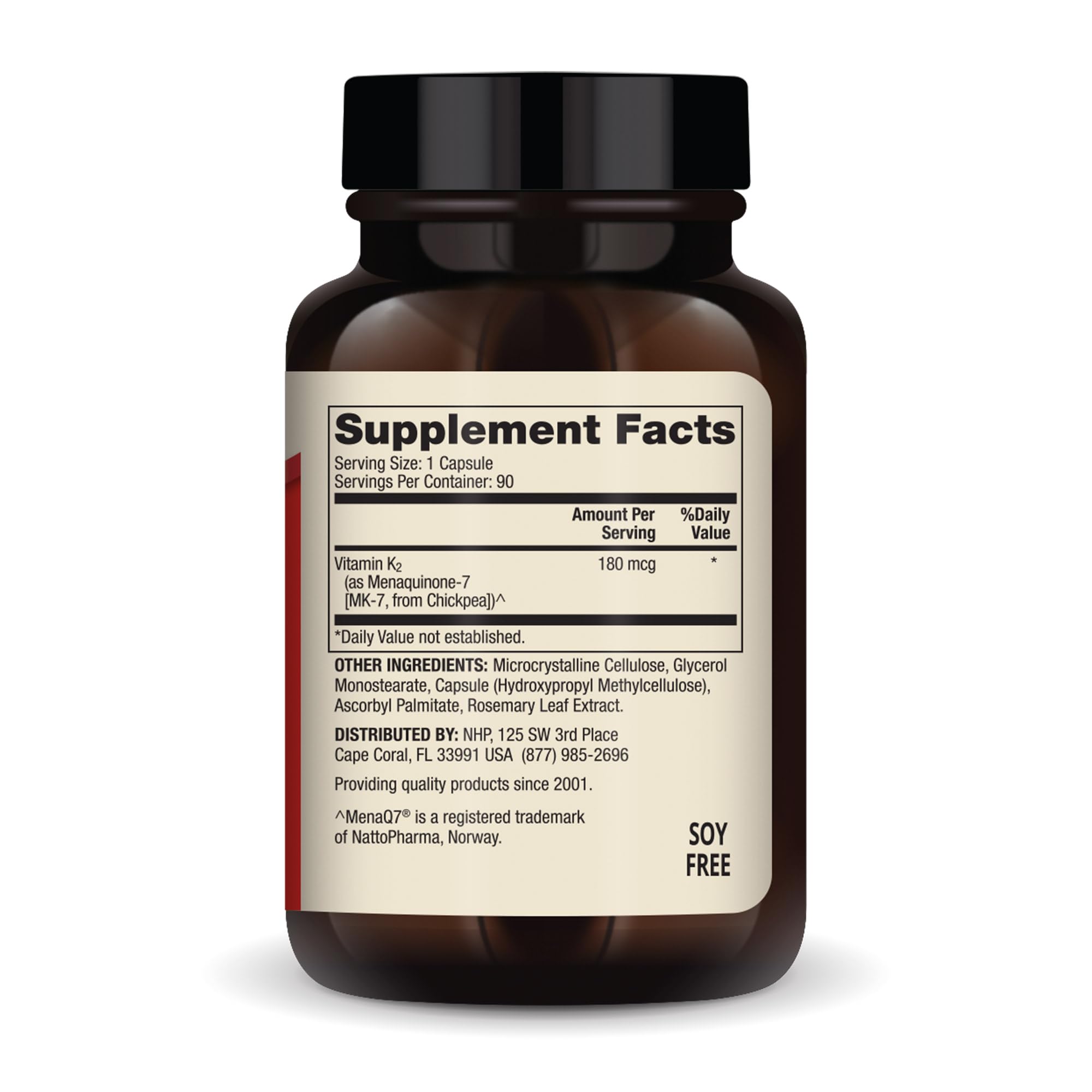 Foto 2 | Suplemento Dr. Mercola De Vitamina K2 180 Mcg Mk-7 90 Cápsulas - Venta Internacional.