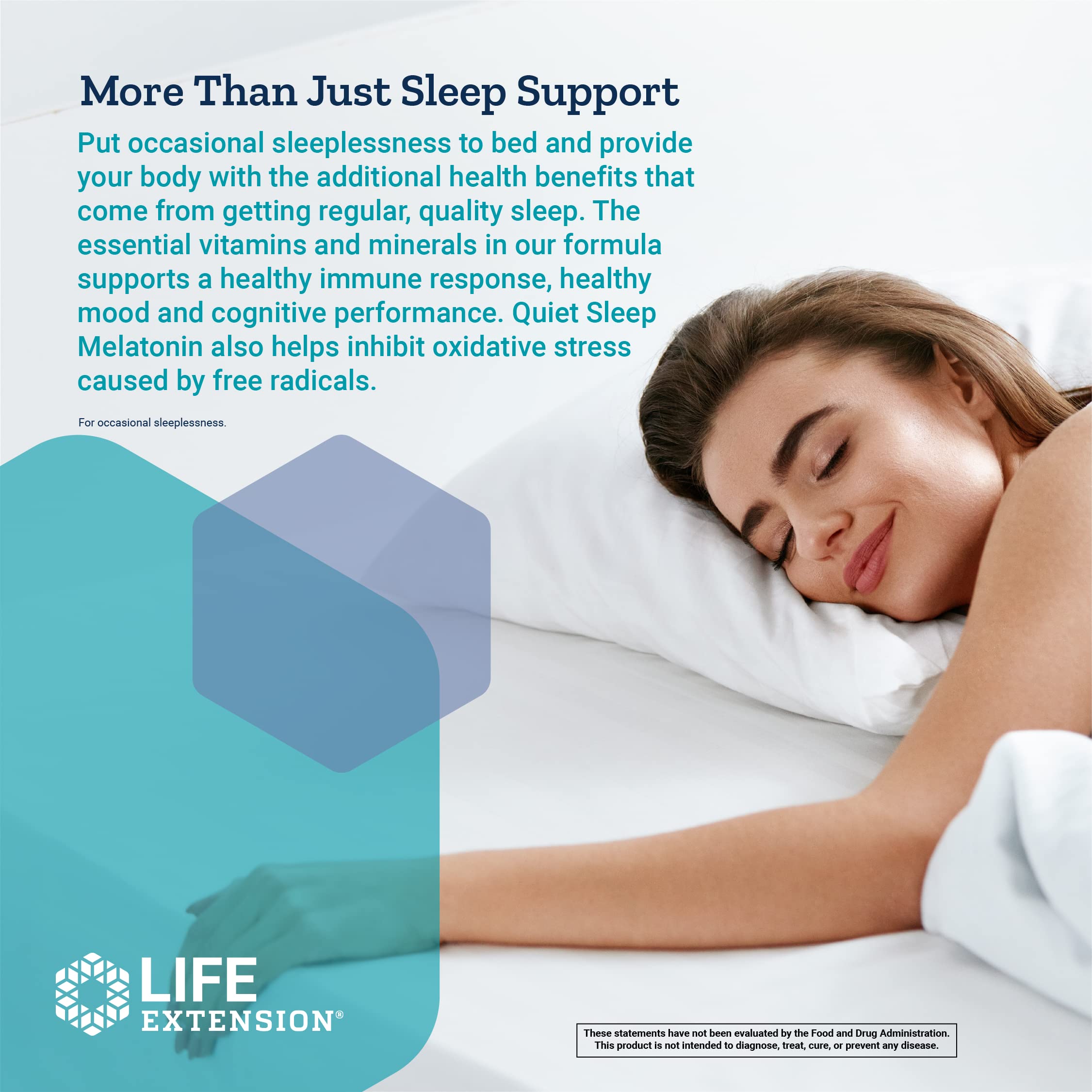 Foto 6 pulgar | Suplemento Life Extension Quiet Sleep Melatonina 5 Mg - Venta Internacional.