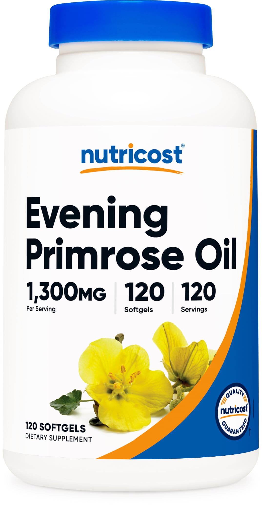 Foto 1 | Suplemento De Aceite De Onagra Nutricost, 1300 Mg, 120 Cápsulas Blandas - Venta Internacional.