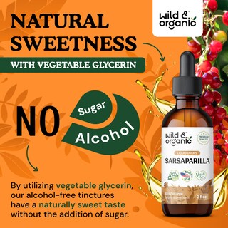 Foto 6 | Suplemento De Extracto De Raíz De Zarzaparrilla Silvestre Y Orgánico 60 Ml - Venta Internacional.