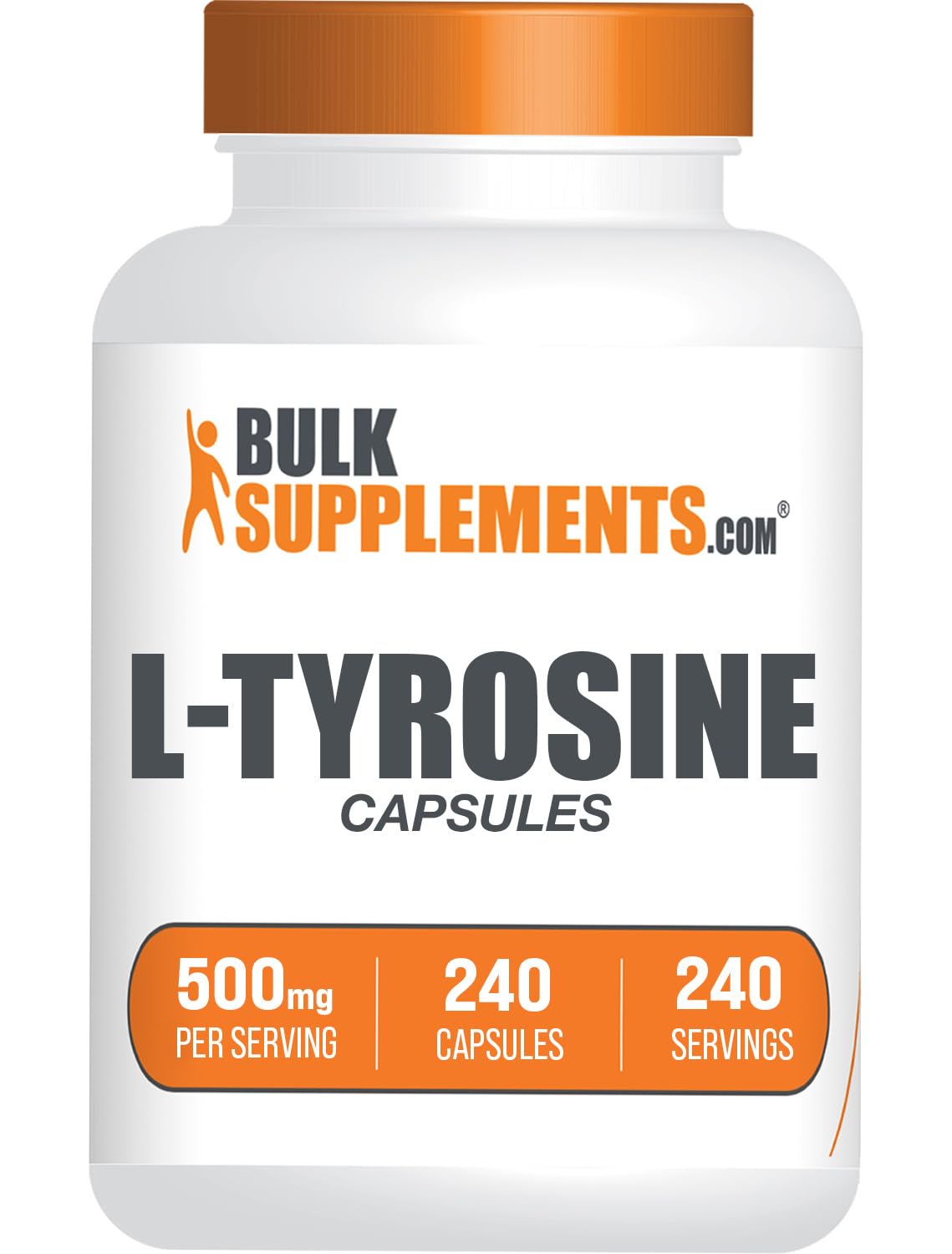 Foto 2 pulgar | Suplemento Bulksupplements.com L-tirosina 500 Mg 240 Cápsulas - Venta Internacional.