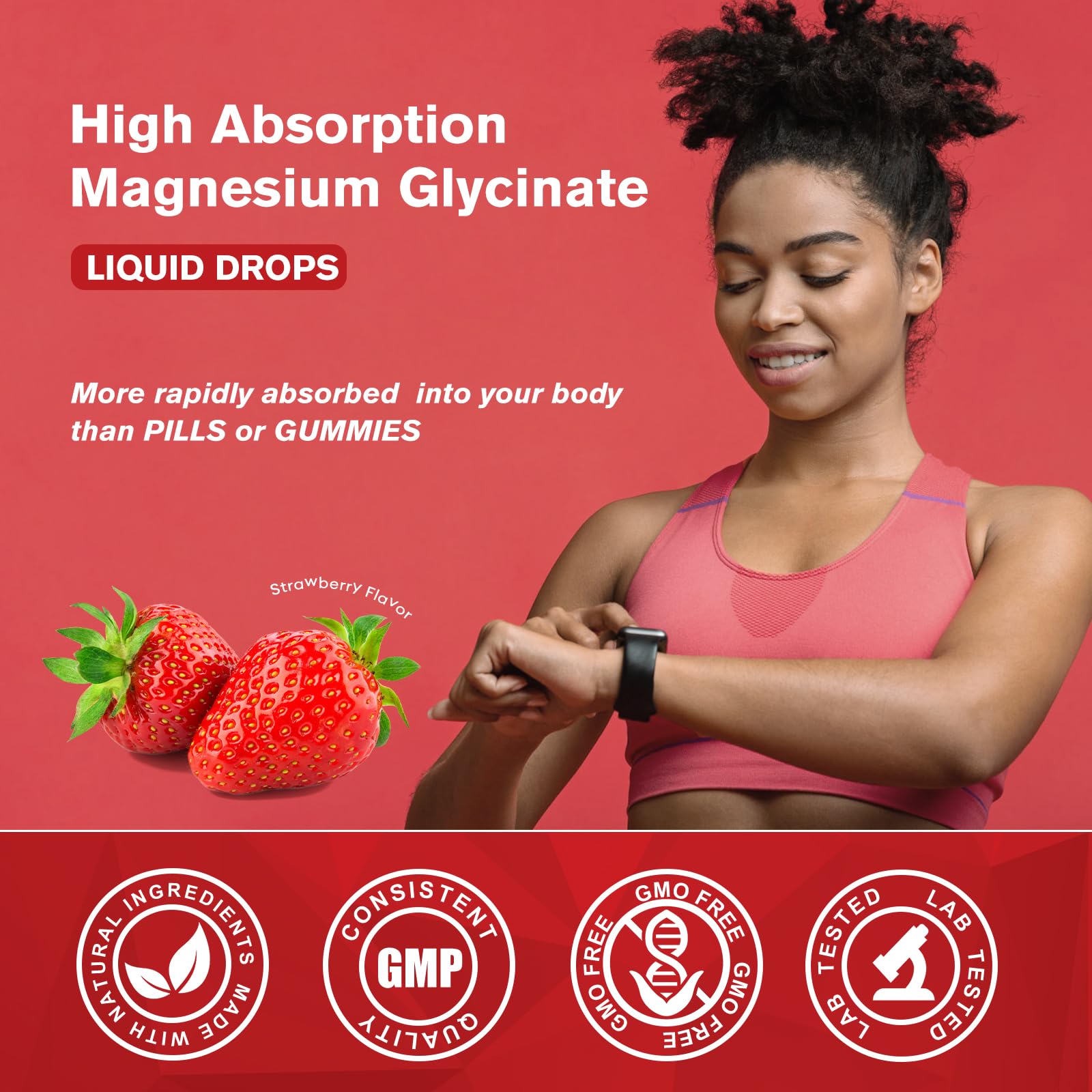 Foto 6 pulgar | Suplemento Líquido De Glicinato De Magnesio De 1000 Mg Con Fibra, Paquete De 2 - Venta Internacional.
