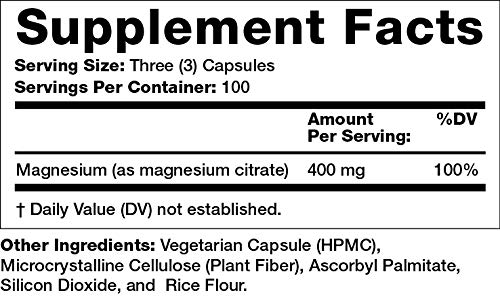 Foto 3 pulgar | Suplemento Olympian Labs De Citrato De Magnesio 400 Mg 300 Cápsulas - Venta Internacional.