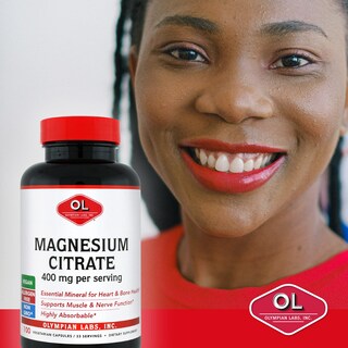 Foto 7 | Suplemento Olympian Labs De Citrato De Magnesio 400 Mg 300 Cápsulas - Venta Internacional.