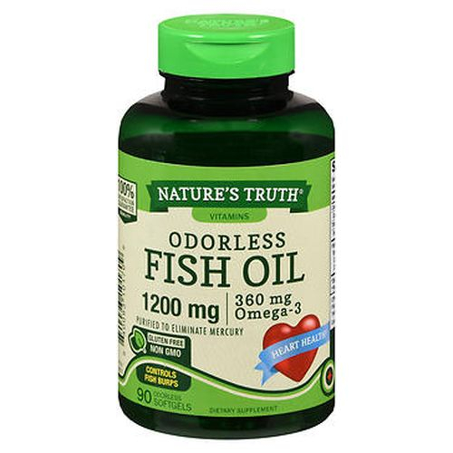 Suplemento Nature's Truth Aceite De Pescado Inodoro Omega-3 90 G - Venta Internacional.