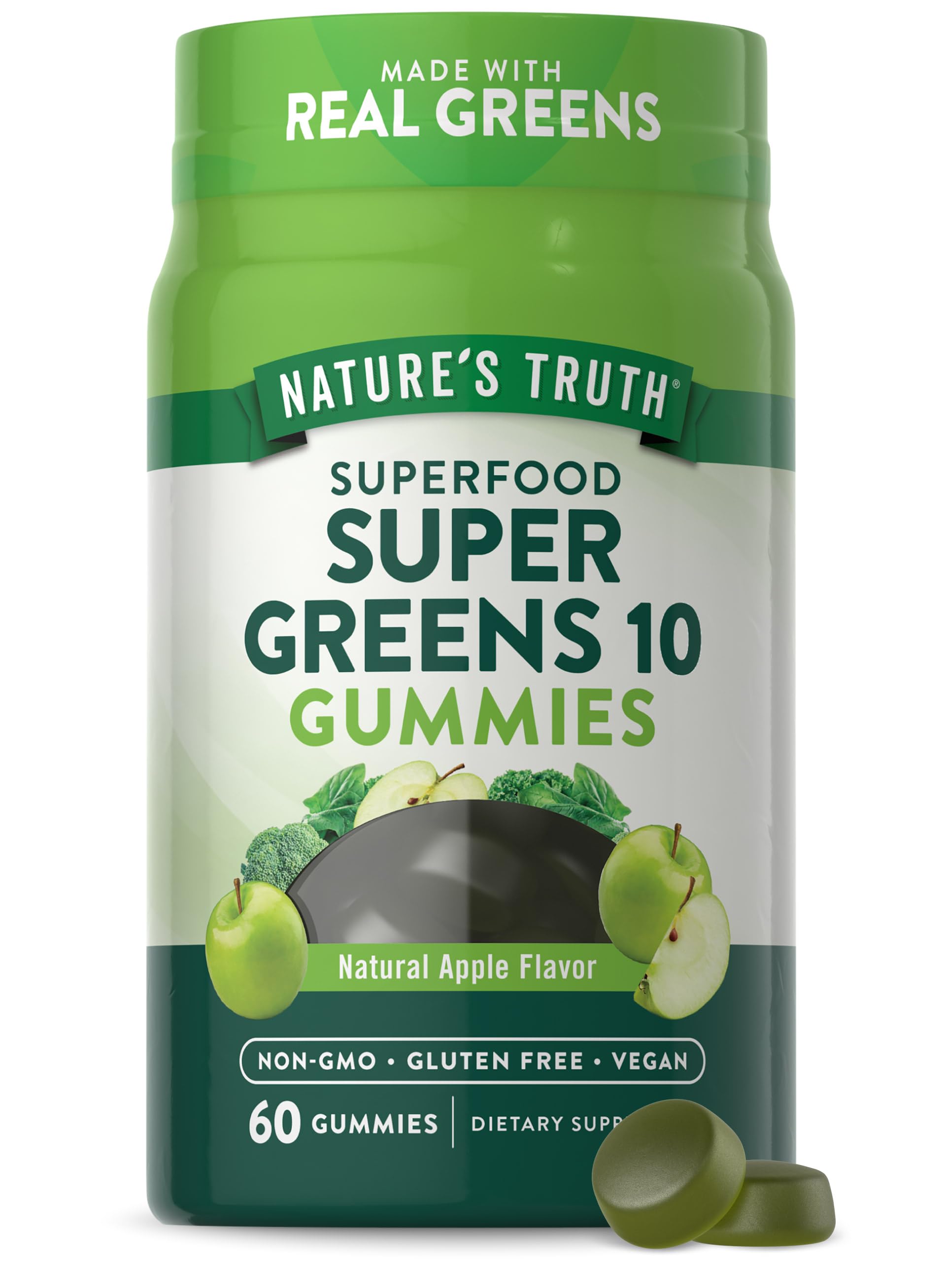 Foto 2 pulgar | Suplemento Nature's Truth Super Greens Gummies 60 Veganas - Venta Internacional.