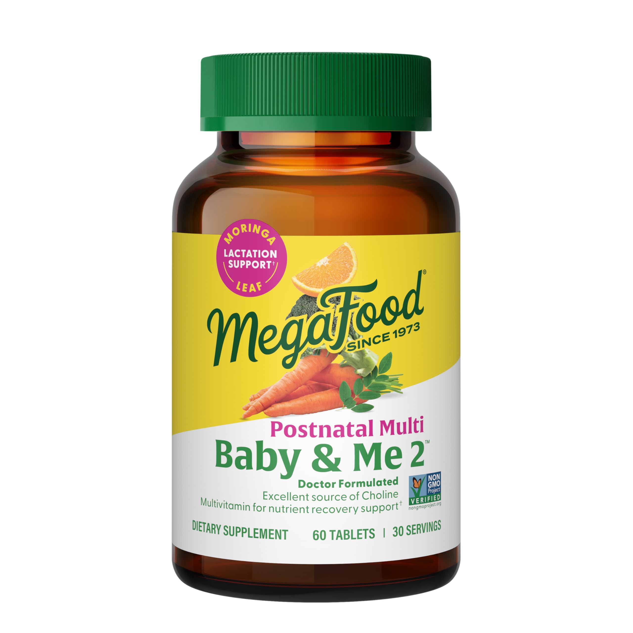 Foto 2 pulgar | Vitamins Megafood Baby & Me 2 Postnatal Para Amamantar 60t - Venta Internacional.