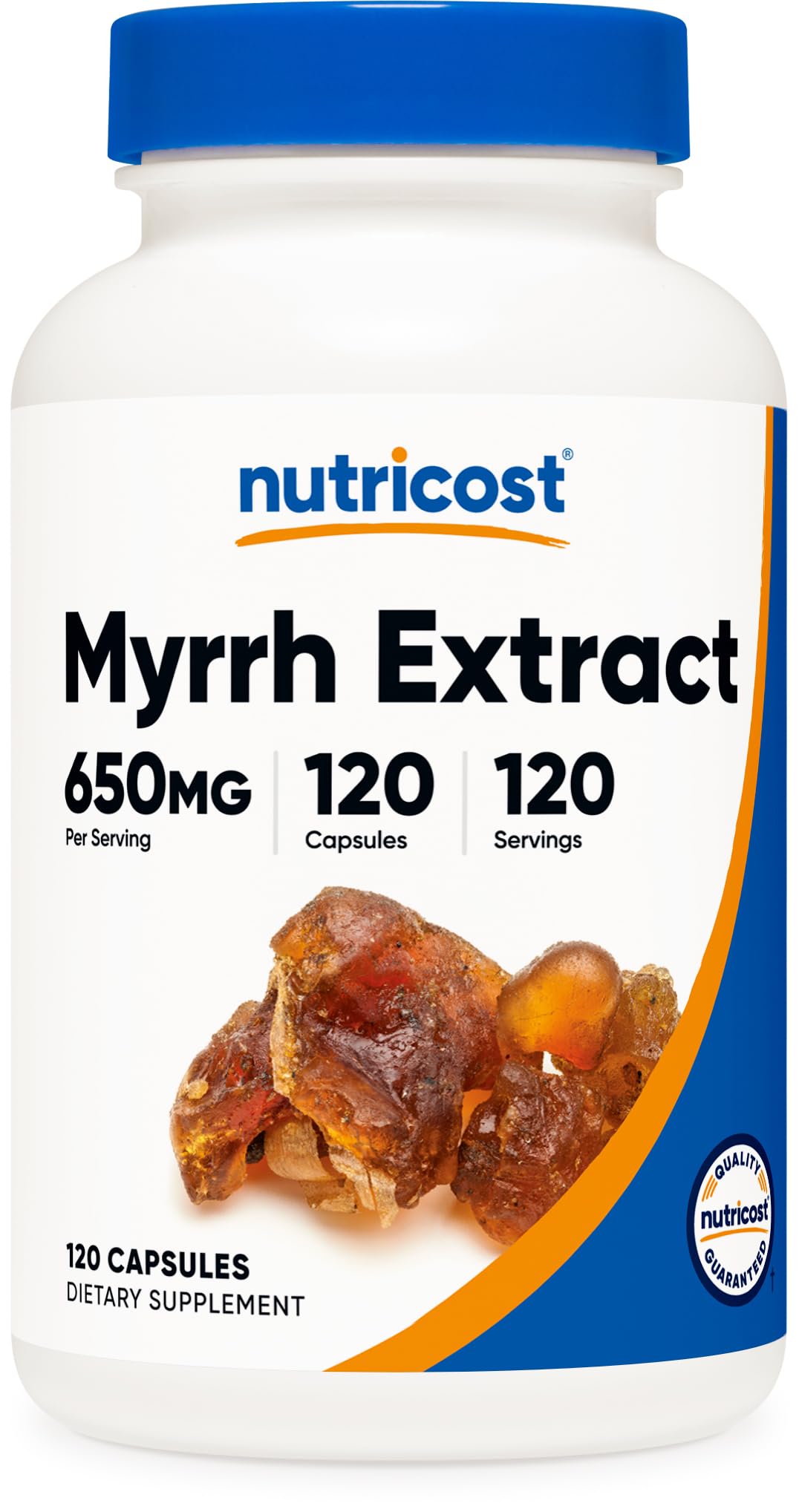 Foto 2 pulgar | Suplemento Nutricost, Cápsulas De Extracto De Mirra, 650 Mg, 120 Unidades - Venta Internacional.