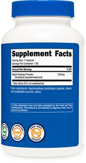 Foto 5 | Suplemento Nutricost Baikal Skullcap 500 Mg 120 Cápsulas - Venta Internacional.
