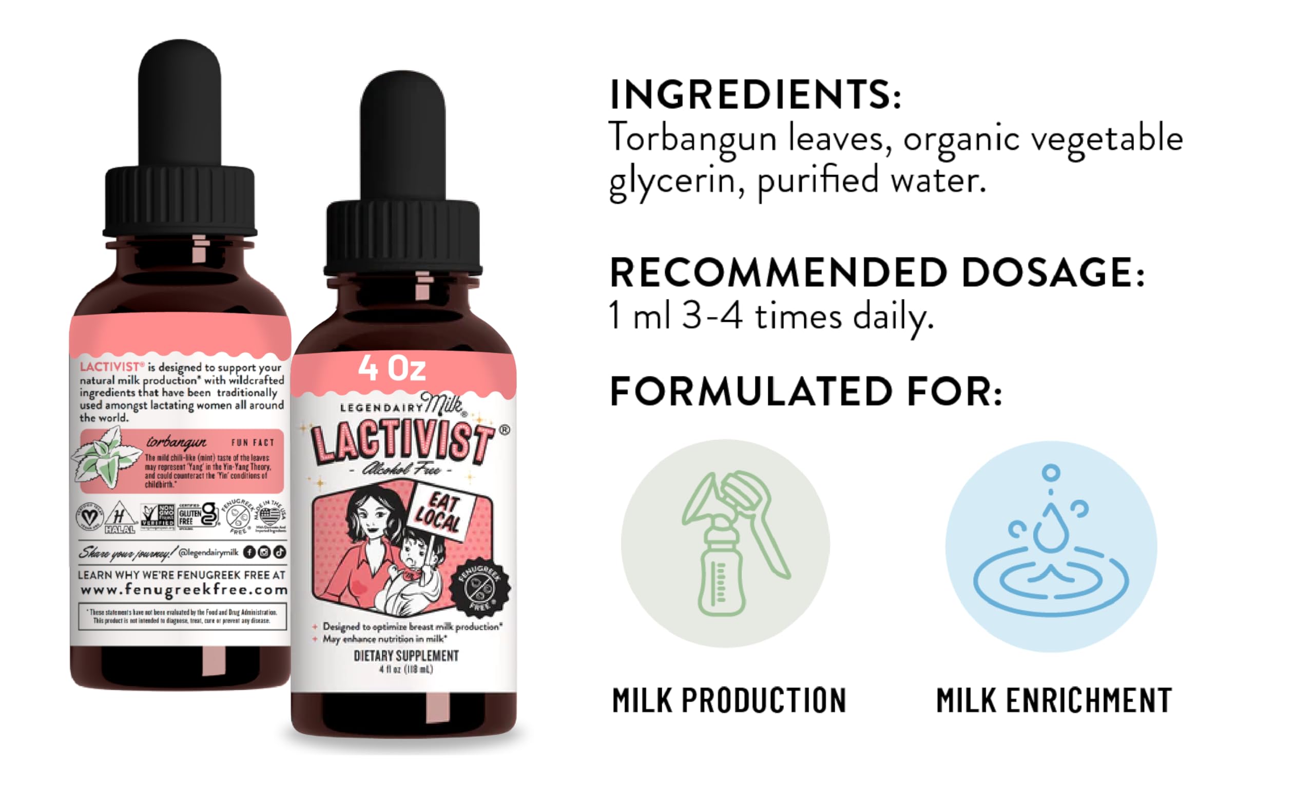 Foto 5 pulgar | Suplemento Para Lactancia Legendairy Milk Lactivist Drops 120 Ml - Venta Internacional.
