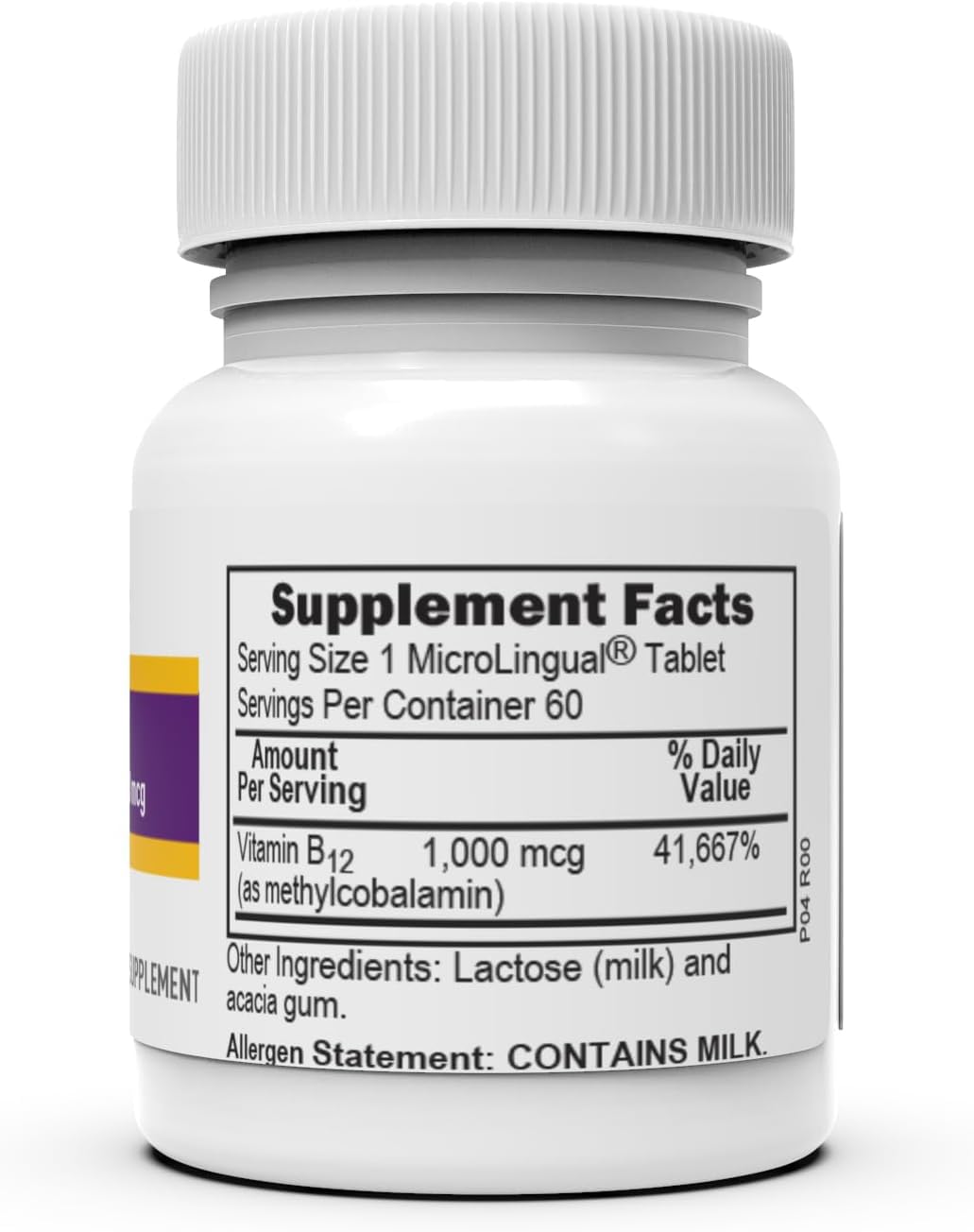 Foto 3 pulgar | Metilcobalamina De Fuente Superior De Vitamina B12, 1000 Mcg, 60 Tabletas - Venta Internacional.