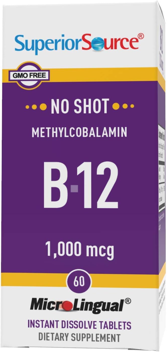 Foto 6 pulgar | Metilcobalamina De Fuente Superior De Vitamina B12, 1000 Mcg, 60 Tabletas - Venta Internacional.