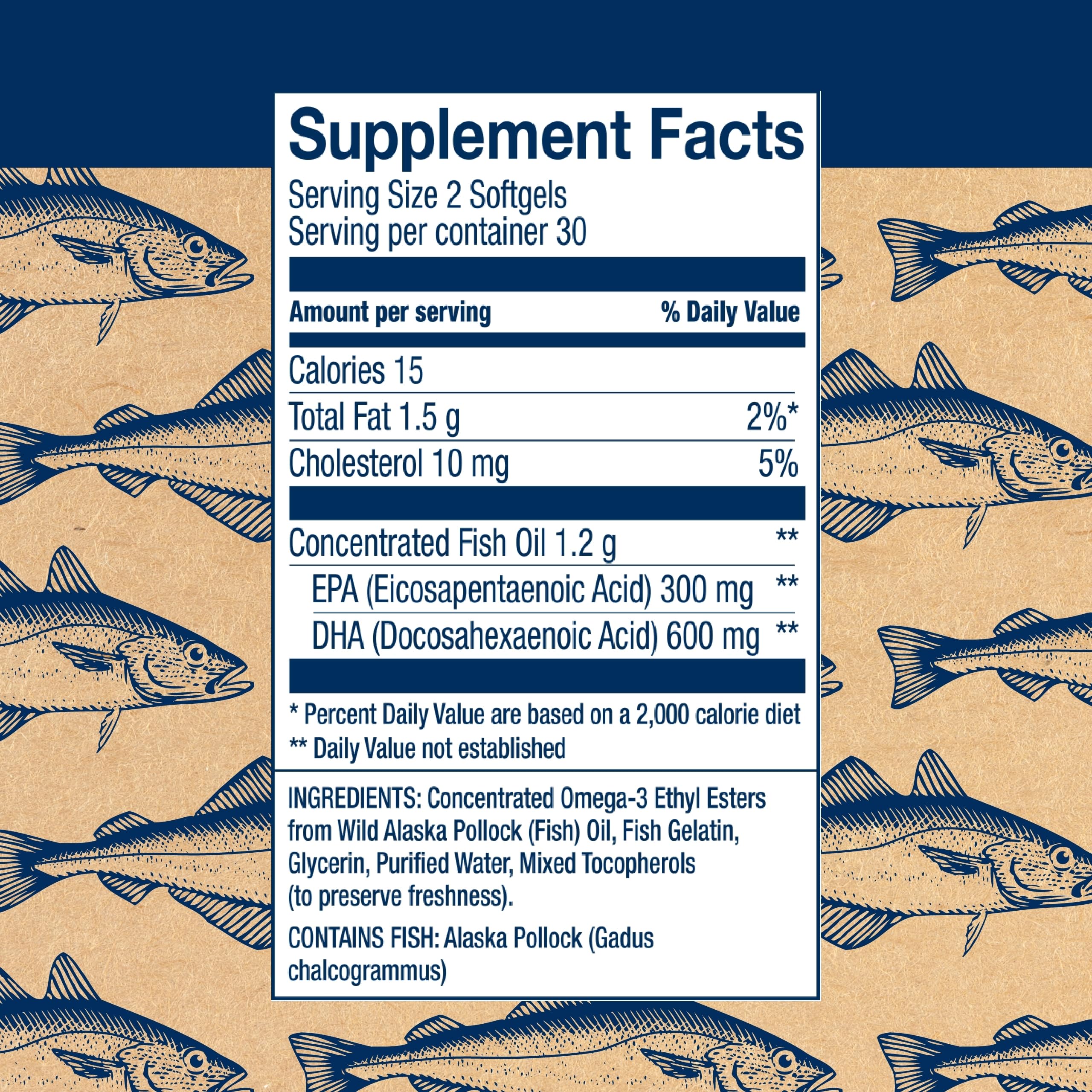 Foto 2 | Suplemento De Dha Prenatal Con Aceite De Pescado Salvaje De Alaska De Wiley's Finest - Venta Internacional.
