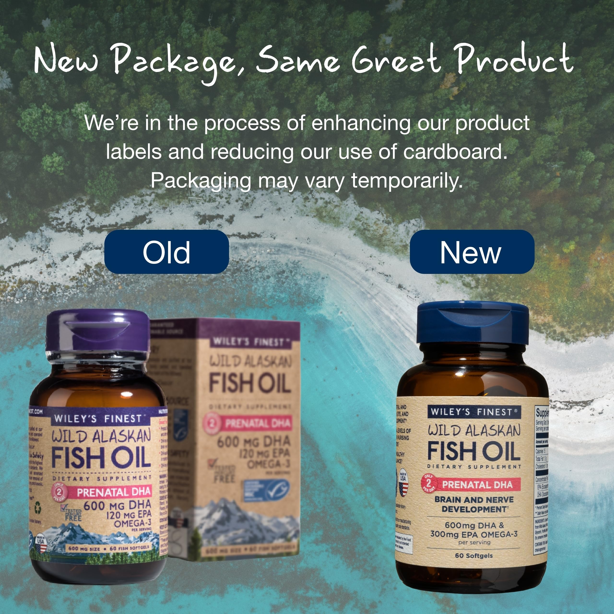 Foto 7 | Suplemento De Dha Prenatal Con Aceite De Pescado Salvaje De Alaska De Wiley's Finest - Venta Internacional.