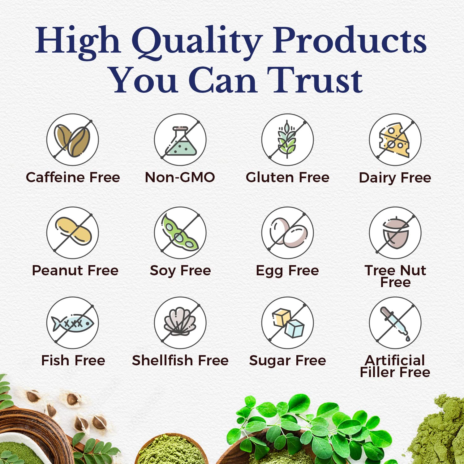 Foto 7 | Suplemento Vitalitown Moringa Orgánico De 11.000 Mg, 90 Cápsulas - Venta Internacional.