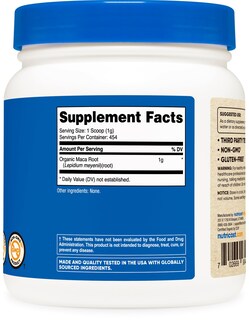 Foto 5 | Suplemento Nutricost De Raíz De Maca Orgánica En Polvo, 454 G - Venta Internacional.
