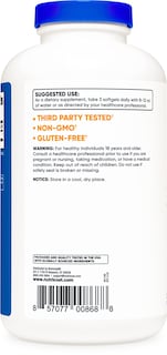 Foto 3 | Suplemento Nutricost, Cápsulas Blandas De Aceite Mct, 1000 Mg, 300 Sfg - Venta Internacional.
