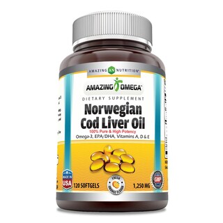 Foto 1 | Suplemento Amazing Omega Norwegian Bod Liver Oil 1250 Mg - Venta Internacional.