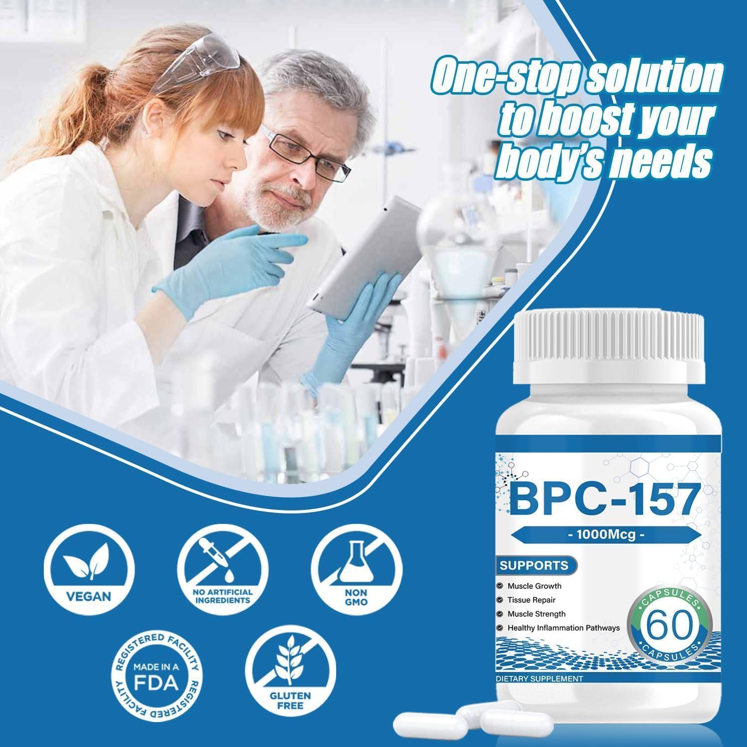 Foto 3 | Suplemento B-pc 157, Nuevo Compuesto Protector, 60 Cápsulas - Venta Internacional.