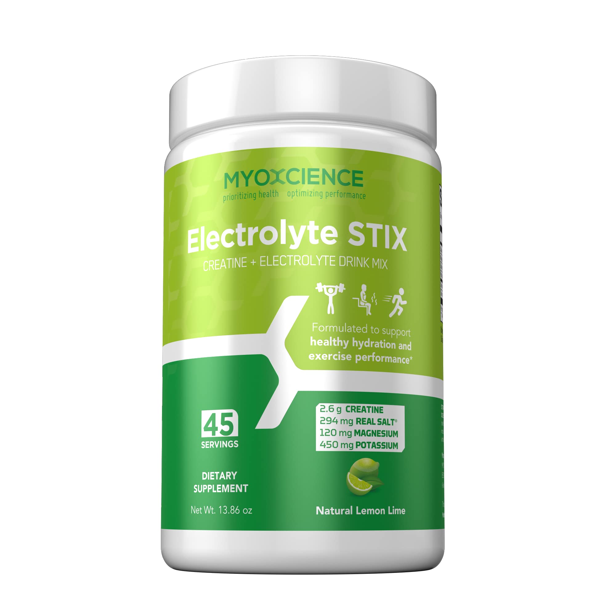 Foto 2 pulgar | Electrolyte Stix Myoxcience Con Creatina En Polvo, 45 Unidades - Venta Internacional.