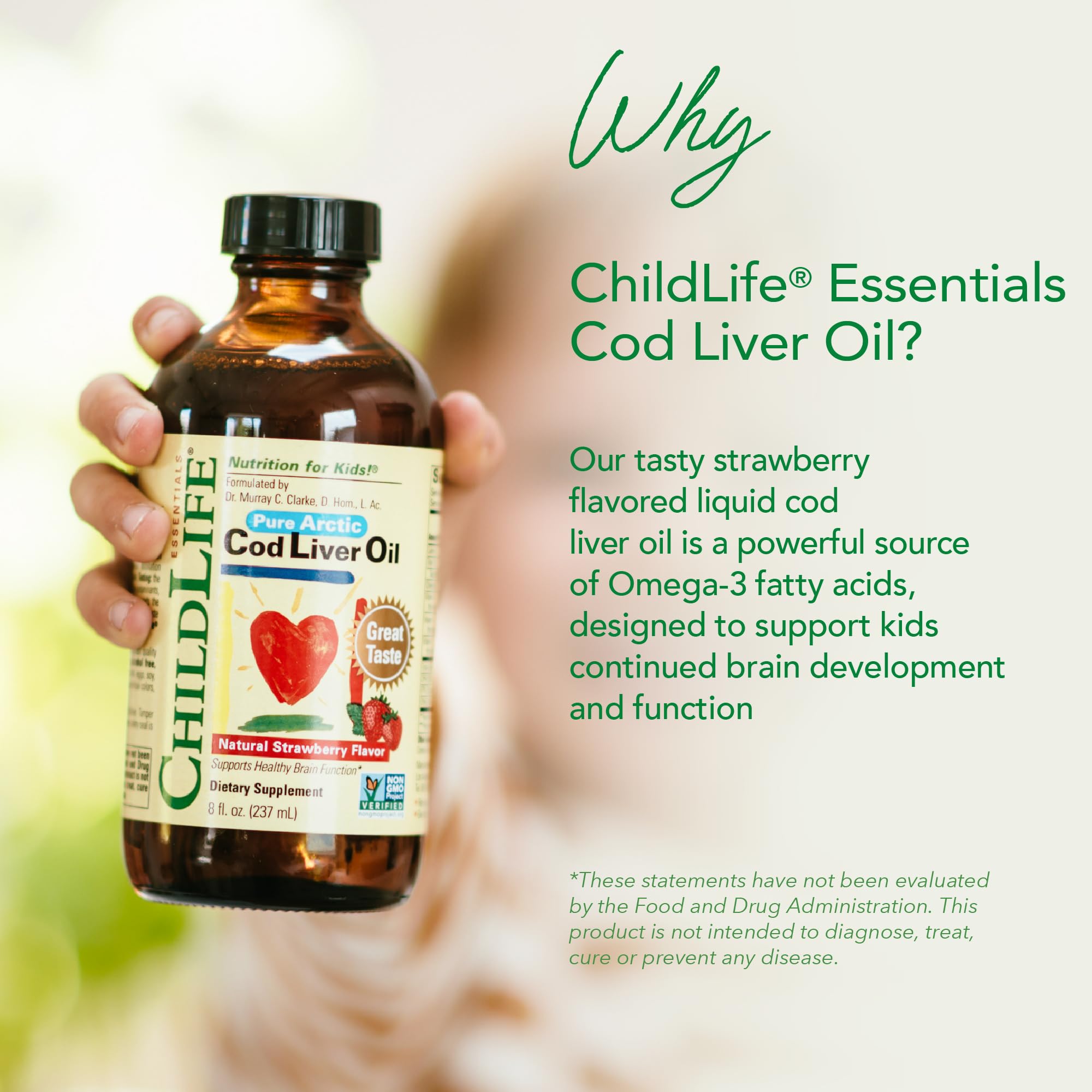 Foto 4 pulgar | Aceite De Hígado De Bacalao Childlife Essentials Kids Fresa 240 Ml - Venta Internacional.