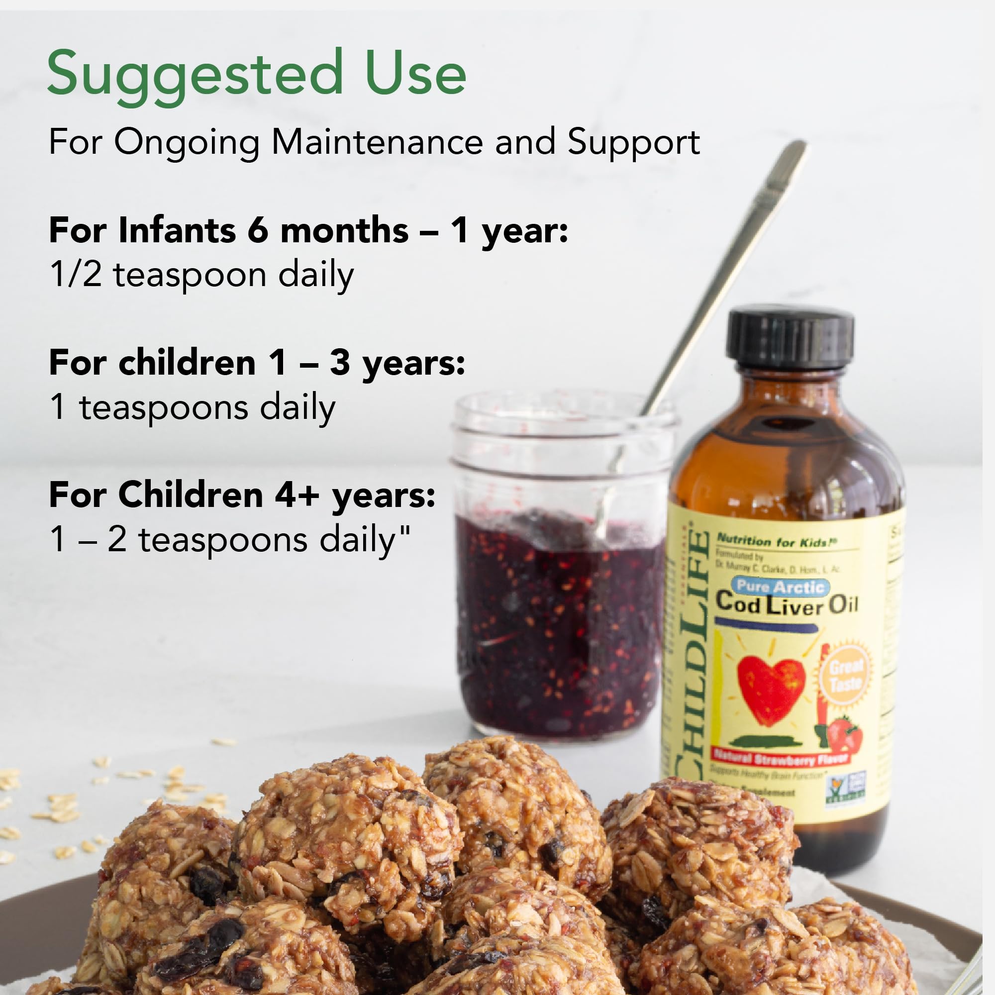 Foto 7 | Aceite De Hígado De Bacalao Childlife Essentials Kids Fresa 240 Ml - Venta Internacional.