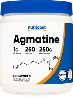Foto 1 | Suplemento Nutricost De Sulfato De Agmatina Puro En Polvo 250 G - Venta Internacional.