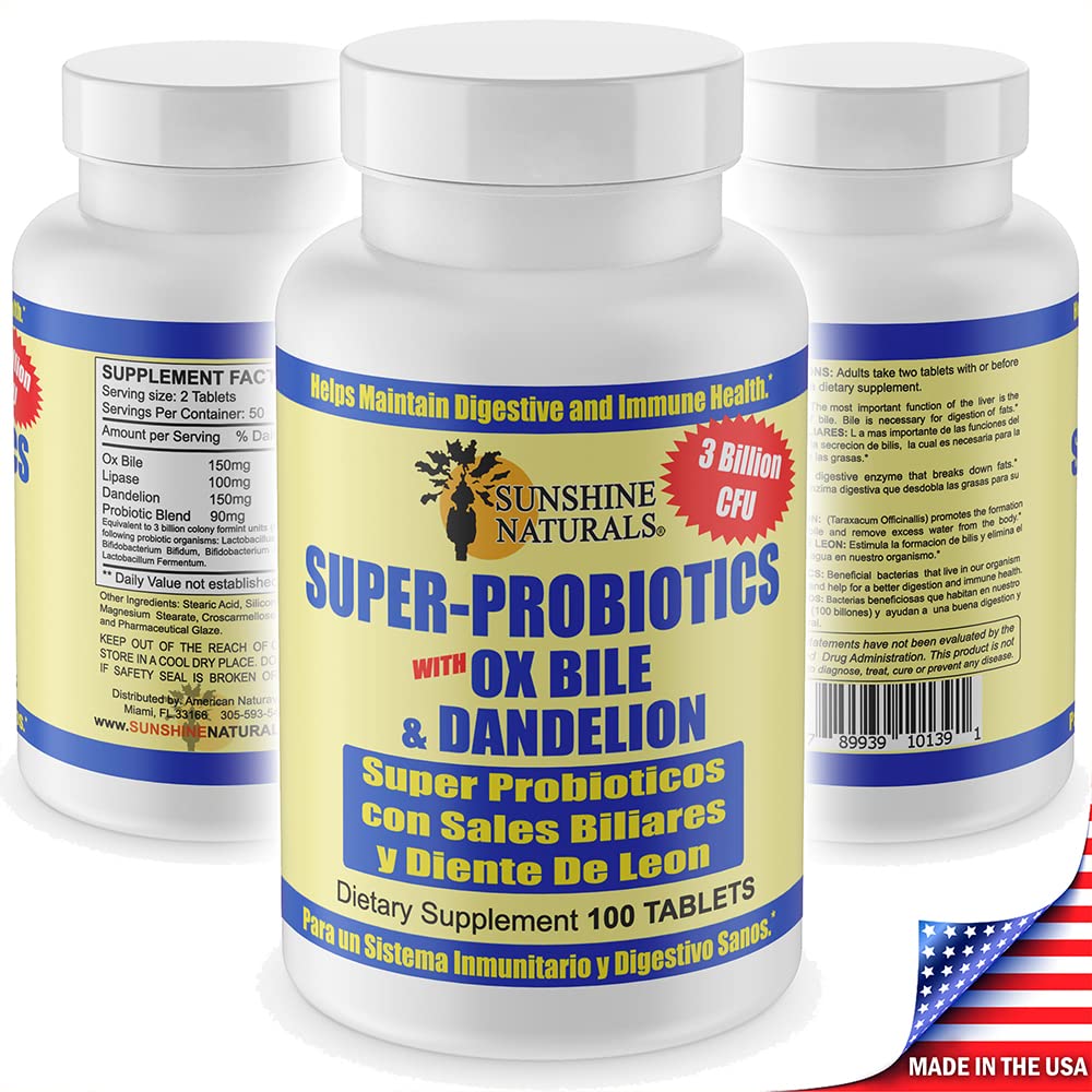 Foto 6 pulgar | Suplemento Sunshine Naturals Super Probiotics 100 Cápsulas - Venta Internacional.