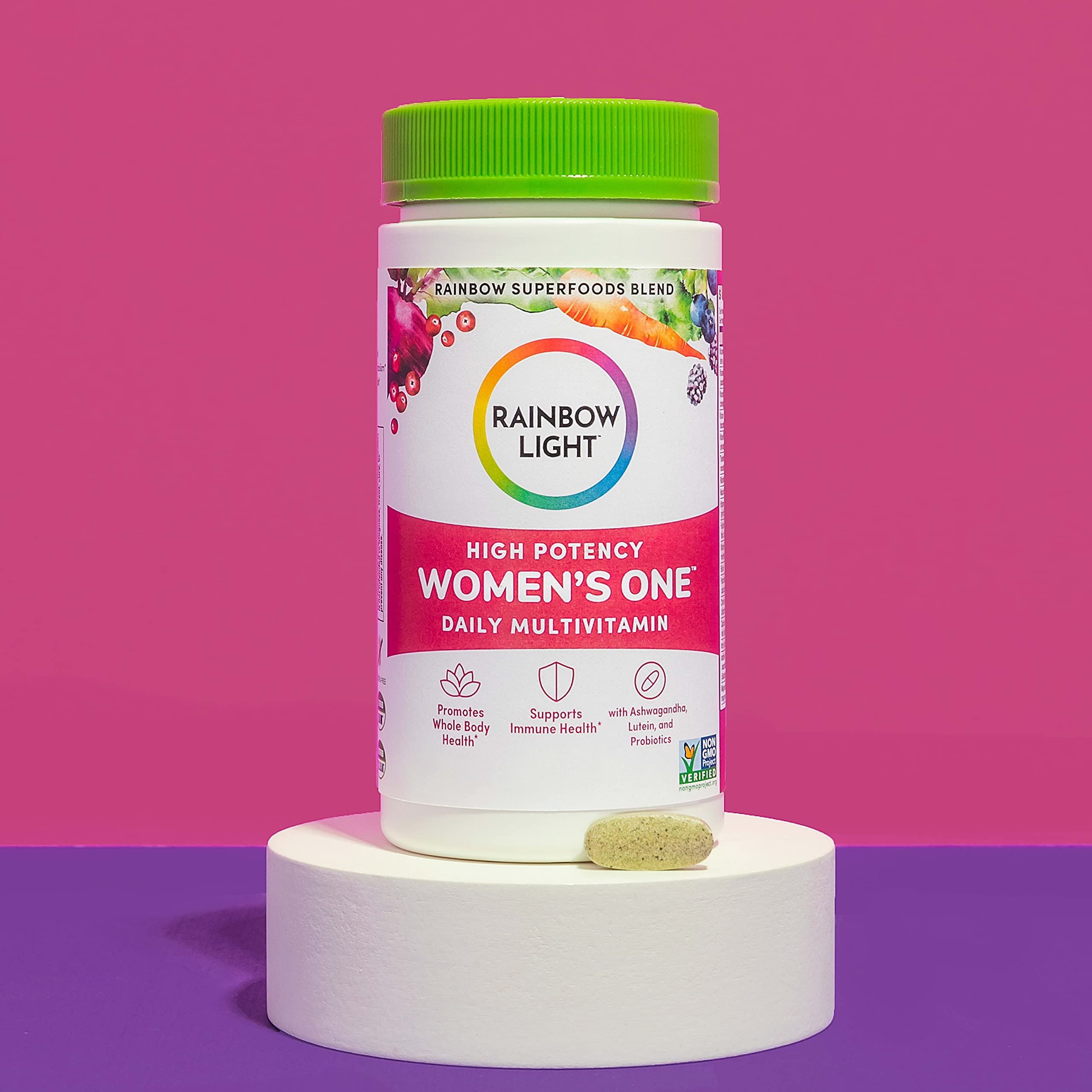 Foto 7 | Multivitamínico Rainbow Light Women's One De Alta Potencia, 60 Comprimidos - Venta Internacional.