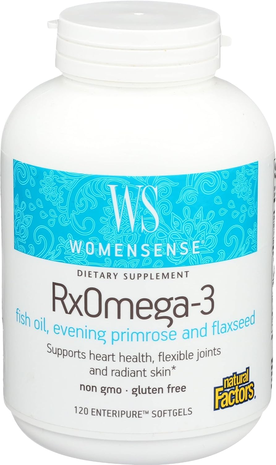 Foto 2 pulgar | Suplemento Natural Factors Rxomega-3 De Aceite De Pescado 120 Cápsulas Blandas - Venta Internacional.