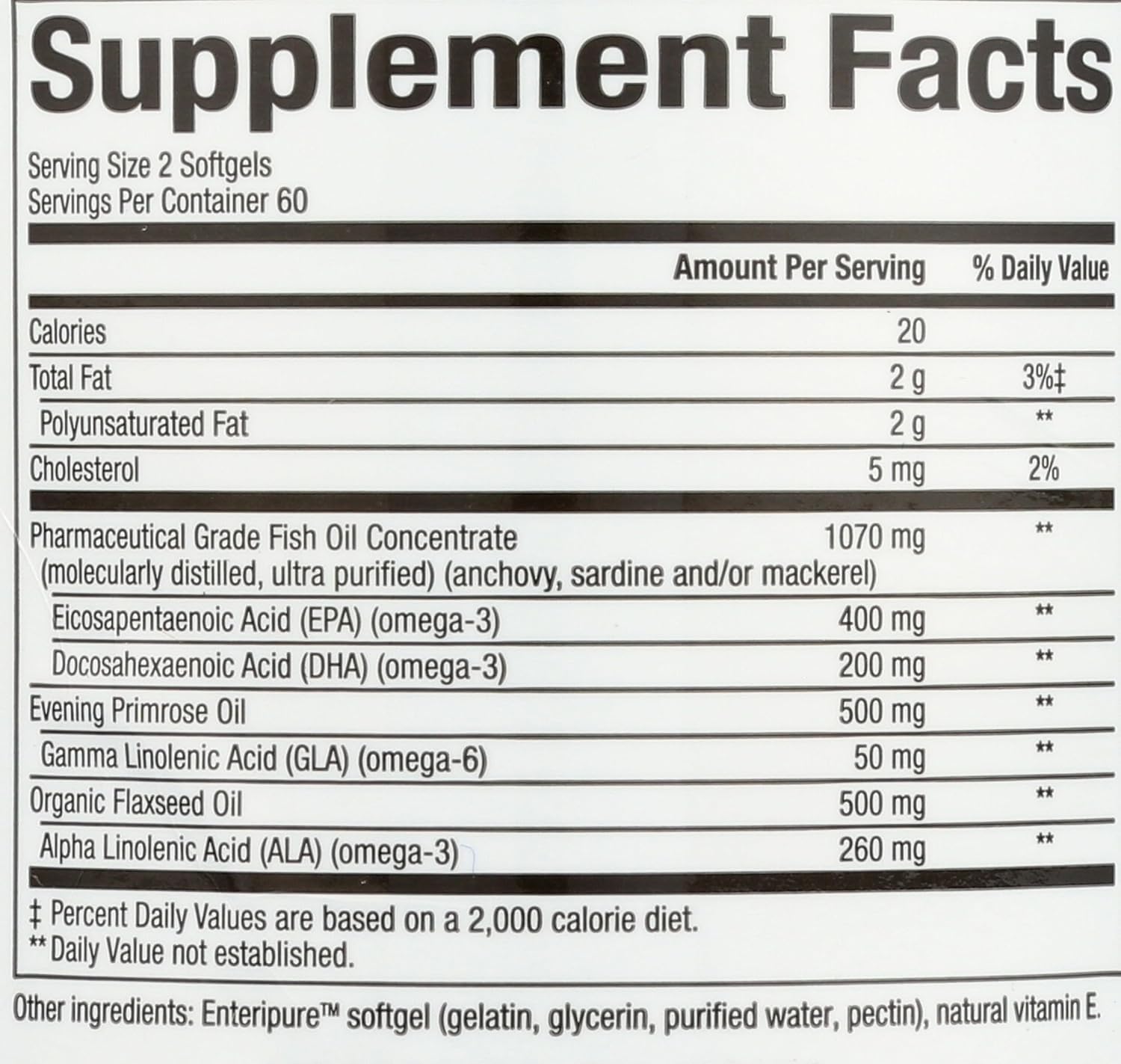Foto 3 pulgar | Suplemento Natural Factors Rxomega-3 De Aceite De Pescado 120 Cápsulas Blandas - Venta Internacional.
