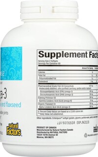 Foto 4 | Suplemento Natural Factors Rxomega-3 De Aceite De Pescado 120 Cápsulas Blandas - Venta Internacional.