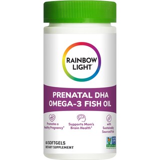 Foto 1 | Vitamina Prenatal Rainbow Light Omega-3 Dha 60 Cápsulas Blandas - Venta Internacional.