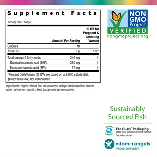 Foto 3 | Vitamina Prenatal Rainbow Light Omega-3 Dha 60 Cápsulas Blandas - Venta Internacional.