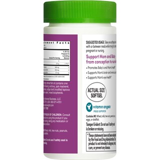 Foto 7 | Vitamina Prenatal Rainbow Light Omega-3 Dha 60 Cápsulas Blandas - Venta Internacional.
