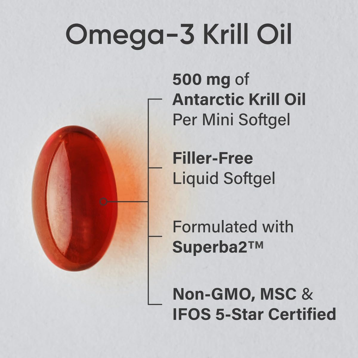 Foto 3 pulgar | Aceite De Krill Antártico Supplement Sports Research, 500 Ml, 120 Cápsulas Blandas - Venta Internacional.