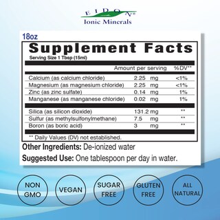 Foto 2 | Suplemento Eidon Mineral Bone Support De 540 Ml Con Trazas Iónicas - Venta Internacional.