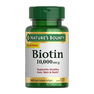 Foto 1 | Suplemento Nature's Bounty, Cápsulas Blandas De Biotina De 10,000 Mcg, 180 Unidades - Venta Internacional.