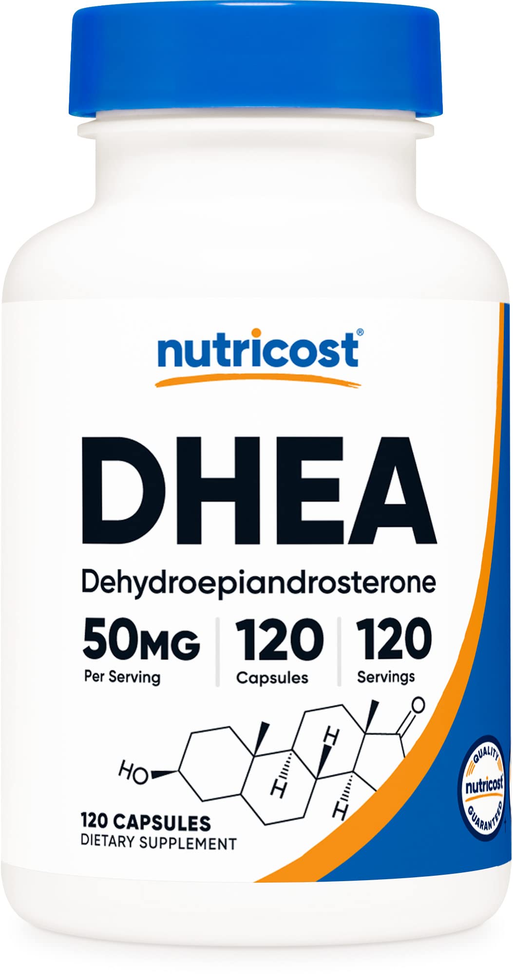 Foto 2 pulgar | Suplemento Nutricost Dhea 50 Mg 120 Cápsulas Sin Gluten Y Soja - Venta Internacional.