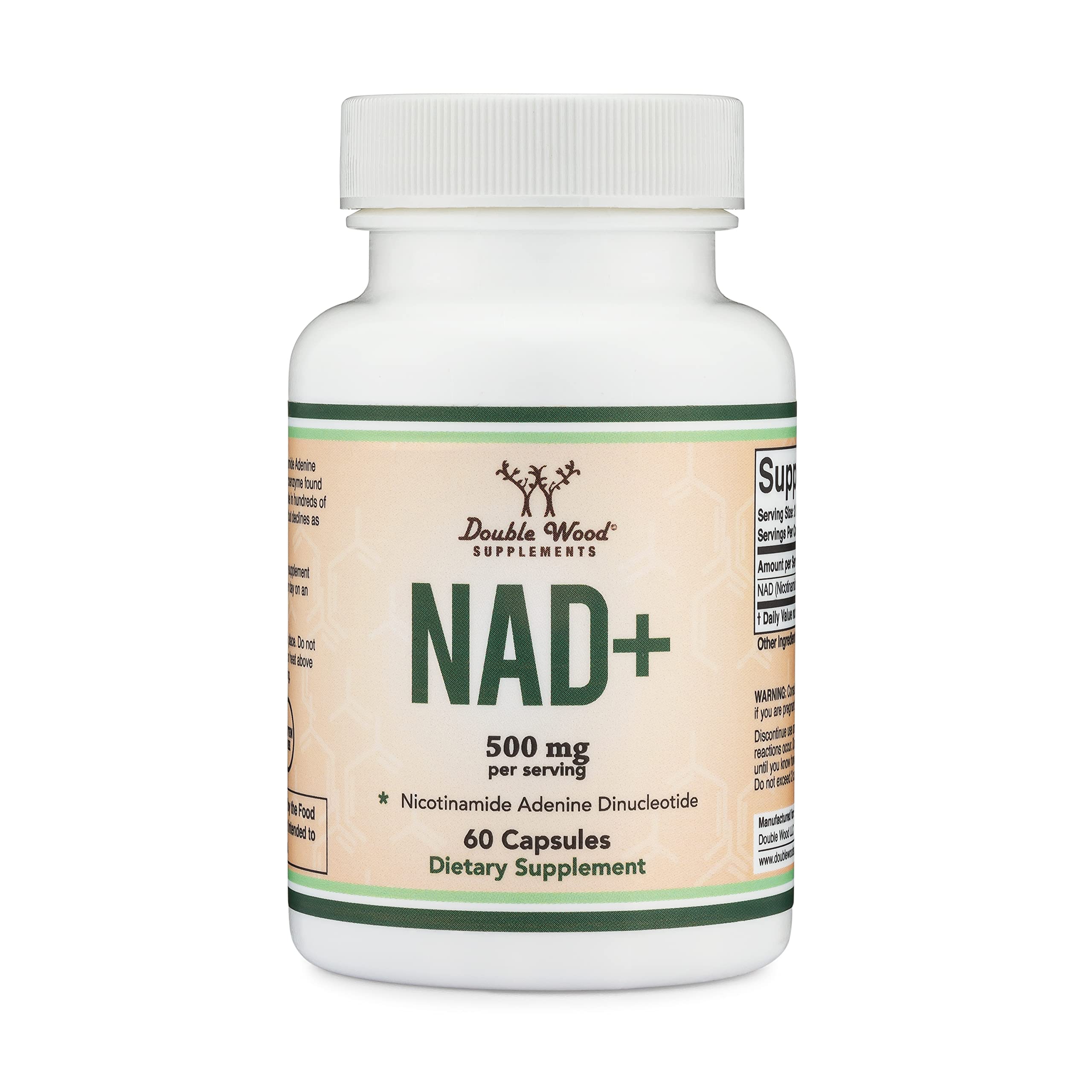 Foto 5 pulgar | Suplemento Double Wood Nad 500 Mg De Nad+ 95% Puro Durante 30 Días - Venta Internacional.