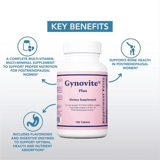 Foto 2 | Suplementos Optimox Gynovite Plus Menopause Relief 180 Unidades - Venta Internacional.
