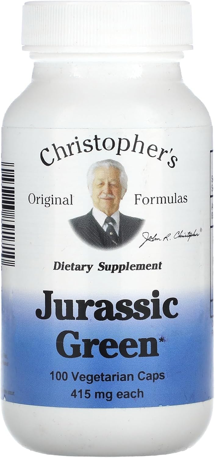 Foto 2 pulgar | Suplemento Christopher's Jurassic Green 415 Mg 100 Cápsulas - Venta Internacional.