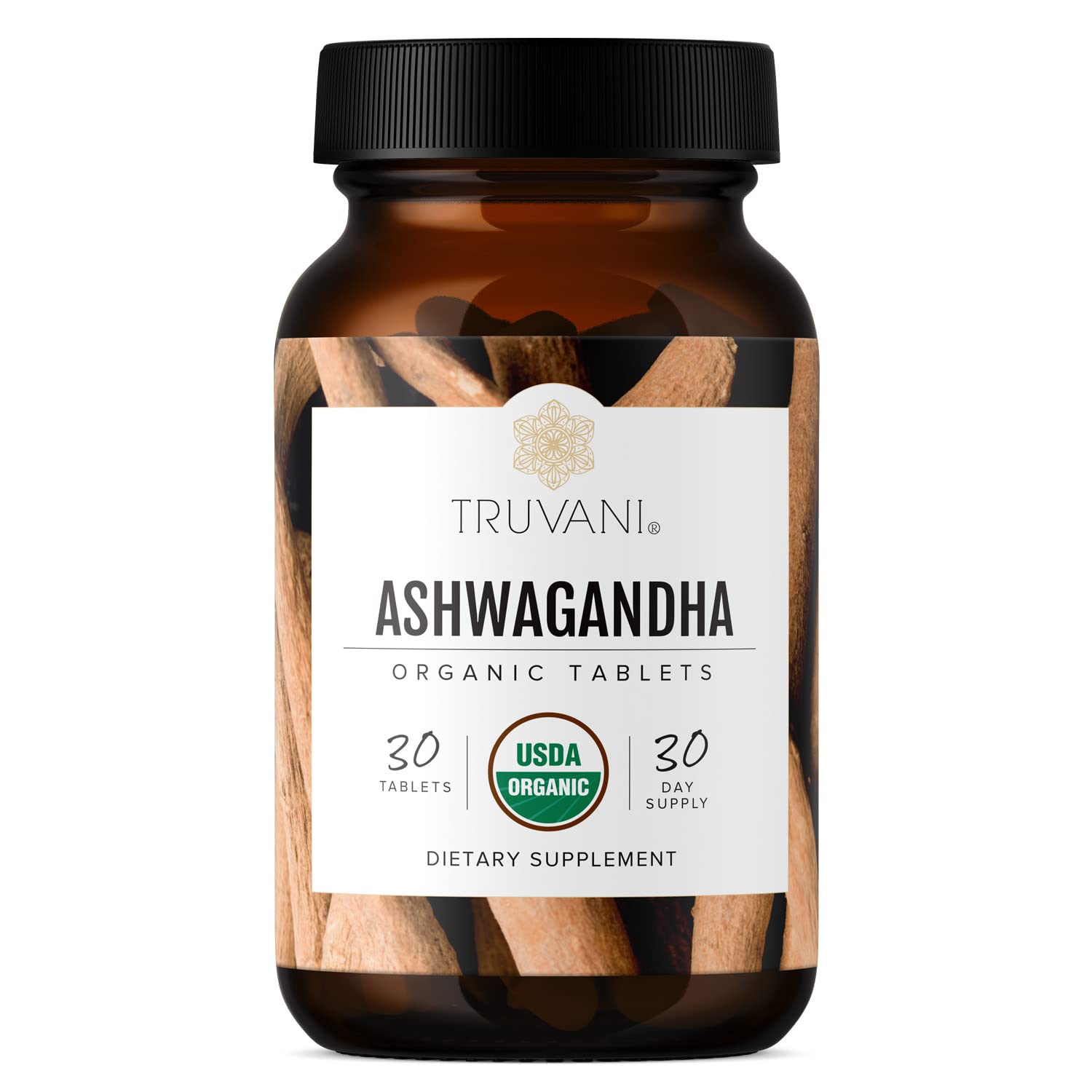 Foto 1 | Suplemento Truvani Organic Ashwagandha, Suministro De 30 Días - Venta Internacional.