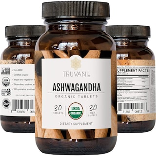 Foto 6 | Suplemento Truvani Organic Ashwagandha, Suministro De 30 Días - Venta Internacional.