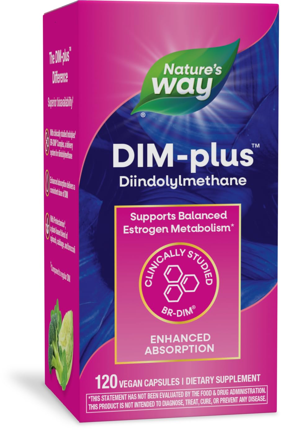 Foto 2 pulgar | Suplemento Nature's Way Dim-plus 120 Cápsulas Veganas - Venta Internacional.
