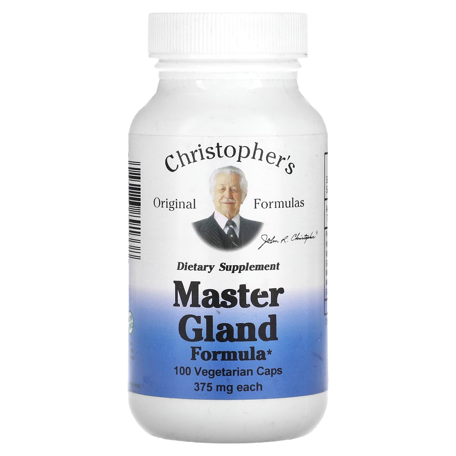 Foto 2 pulgar | Suplemento De 375 Mg De La Fórmula Master Gland Del Dr. Christopher - Venta Internacional.