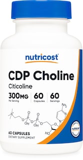 Foto 1 | Suplemento Nutricost Cdp Colina (citicolina) 300 Mg 60 Cápsulas - Venta Internacional.