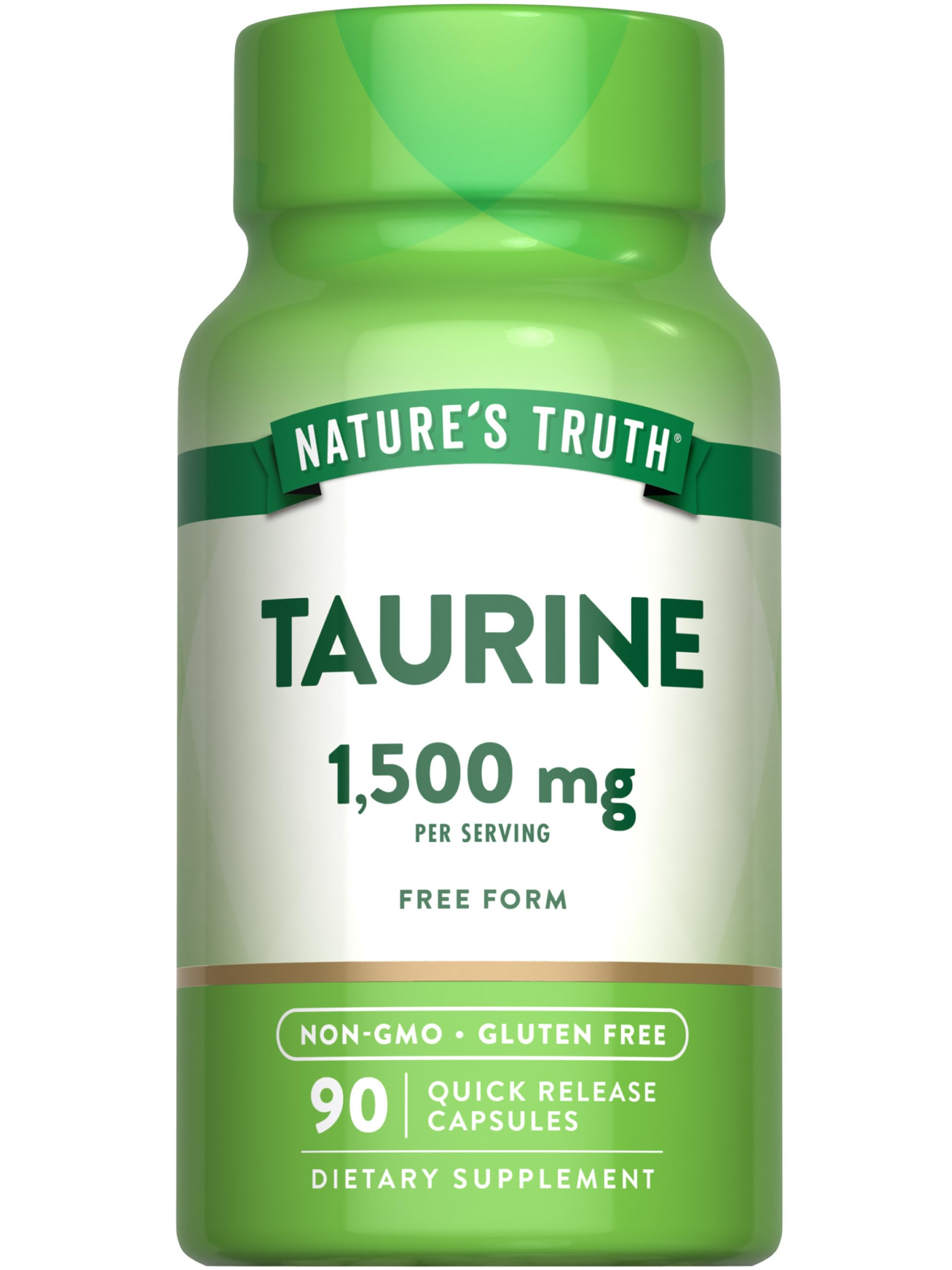Foto 2 pulgar | Suplemento Nature's Truth Taurine 1500 Mg 90 Cápsulas - Venta Internacional.
